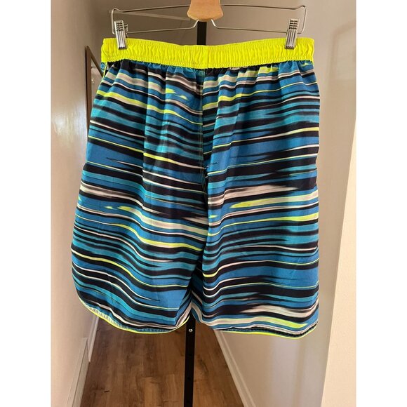 EUC Nike Original Men's Oxidized Stripe Breaker Swim Trunks - Picture 2 of 6
